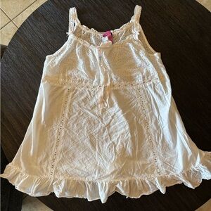 Y2K Betsey Johnson White Eyelet intimate night gown